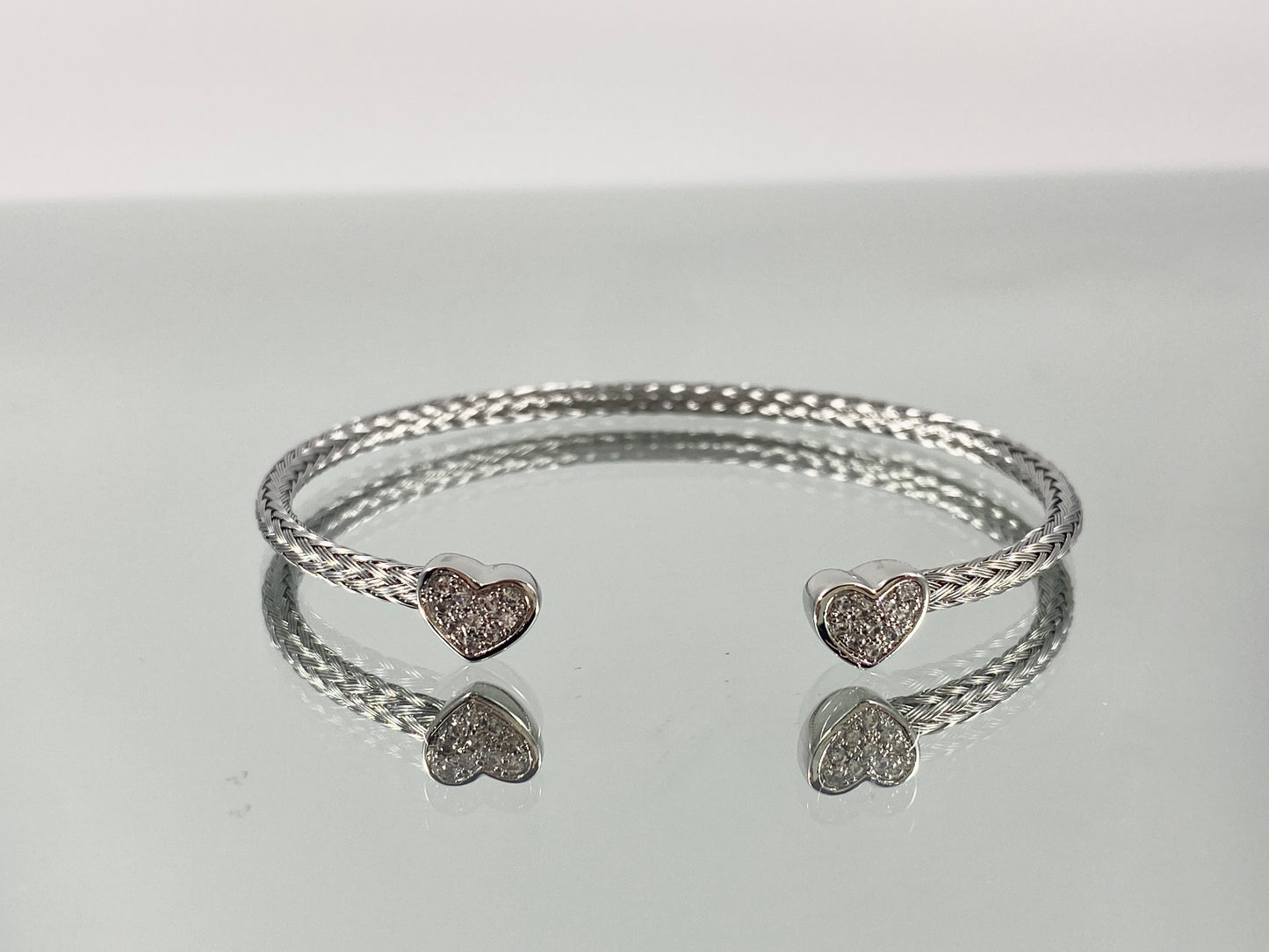 Silver adore you Bracelet