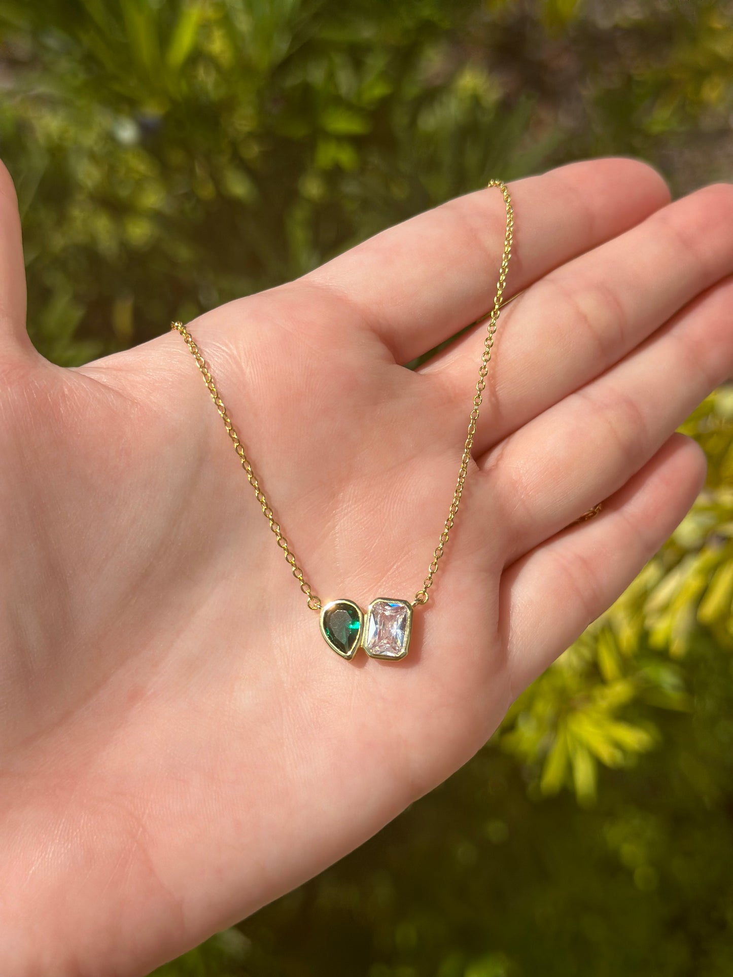 Green Love Necklace