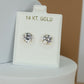 14KT GOLD EARRINGS XV