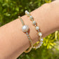 Faux Pearl World bracelets