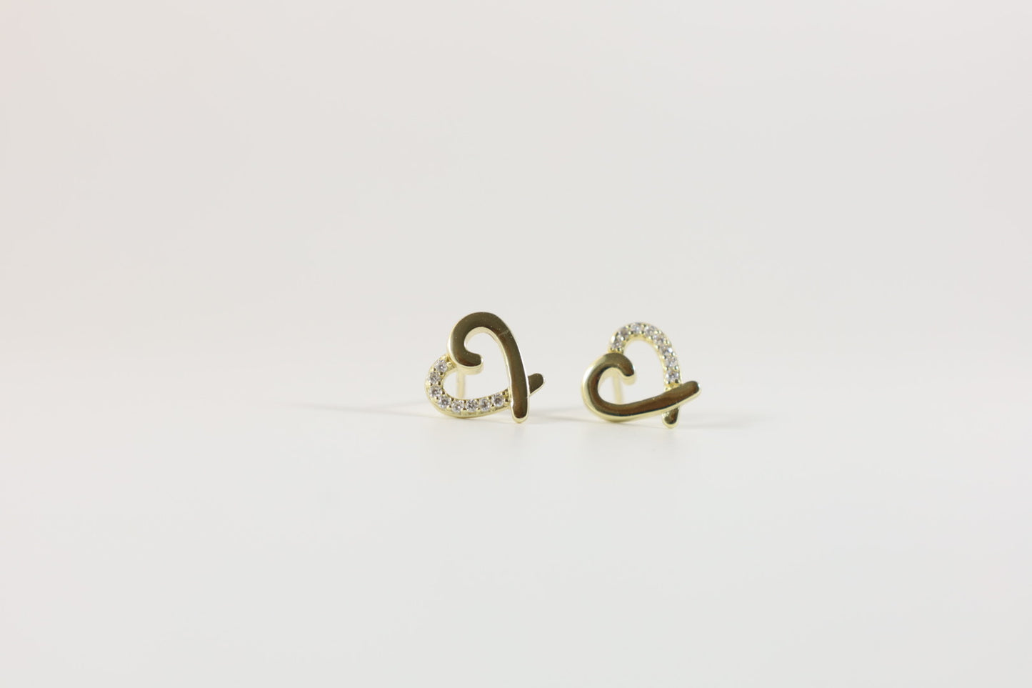 Divine Mini Heart Earrings