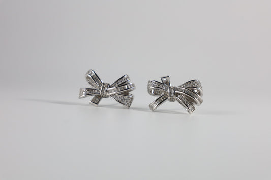 Chunky Bow Earrings