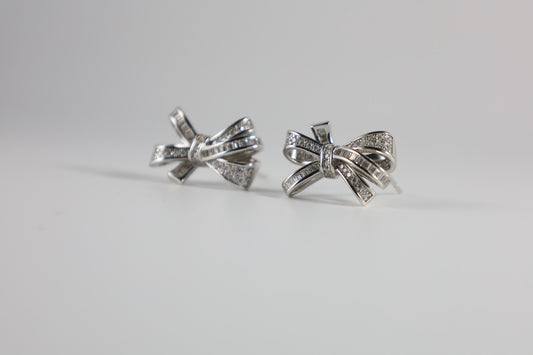 Chunky Bow Earrings