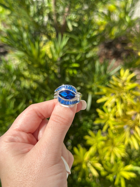 Blue T Ring