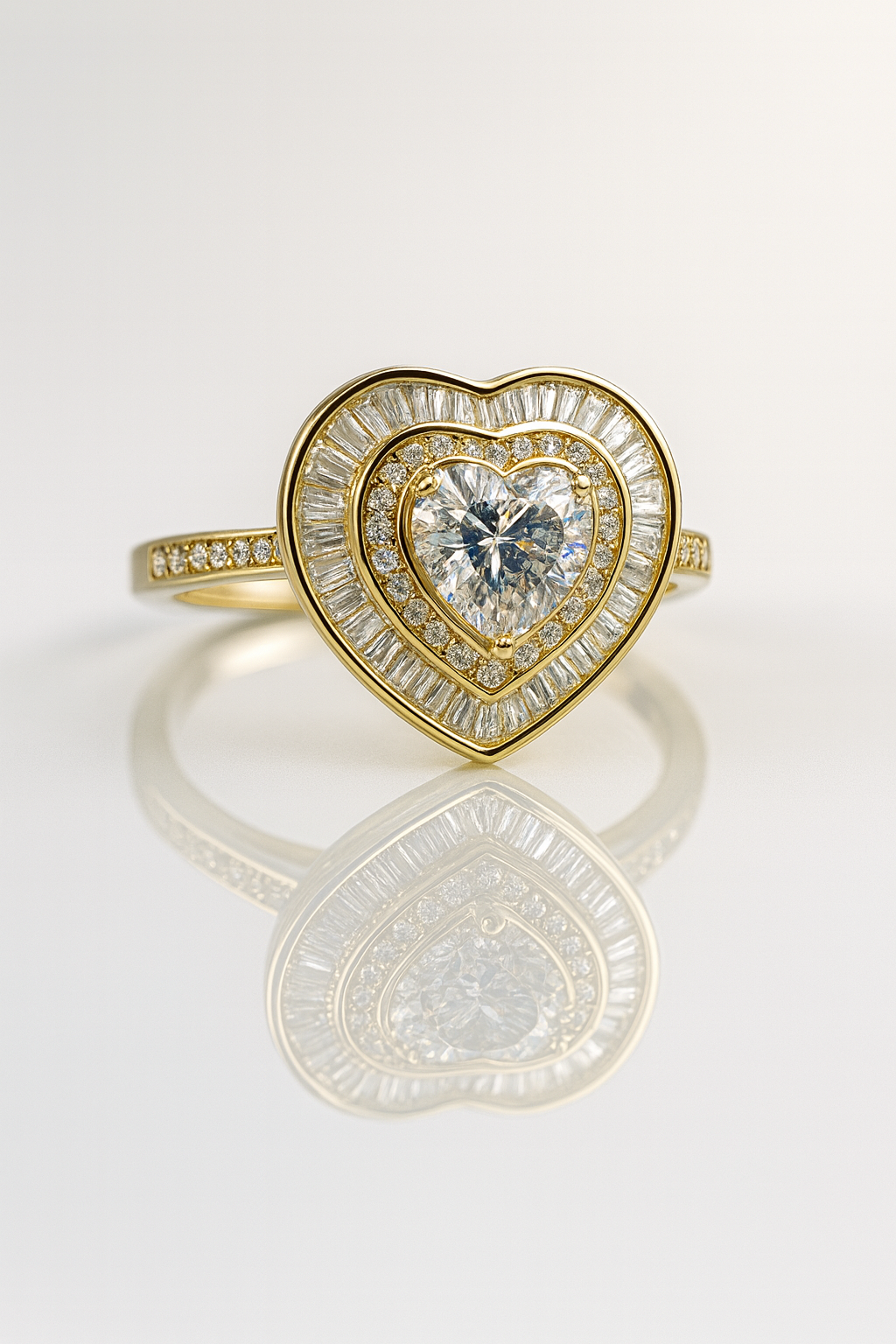 K heart Ring