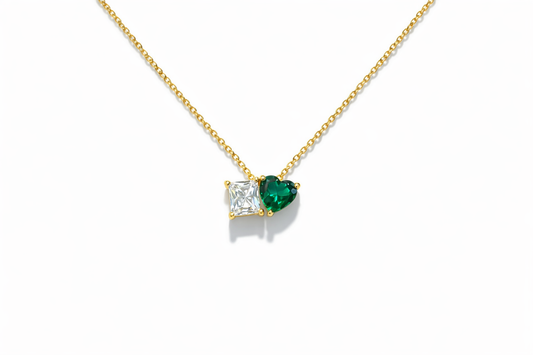 Green Love Necklace