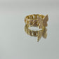 Cuban Link Butterfly Ring