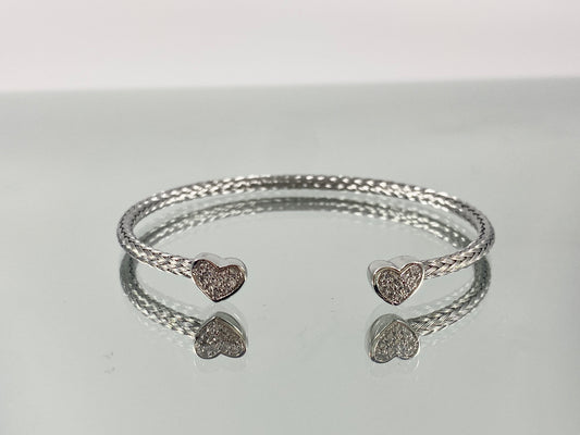 Silver adore you Bracelet