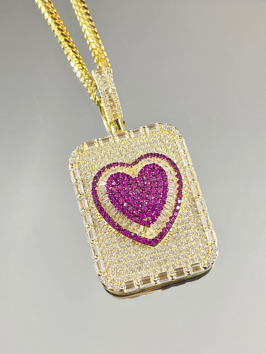 Pink Heart Pendant