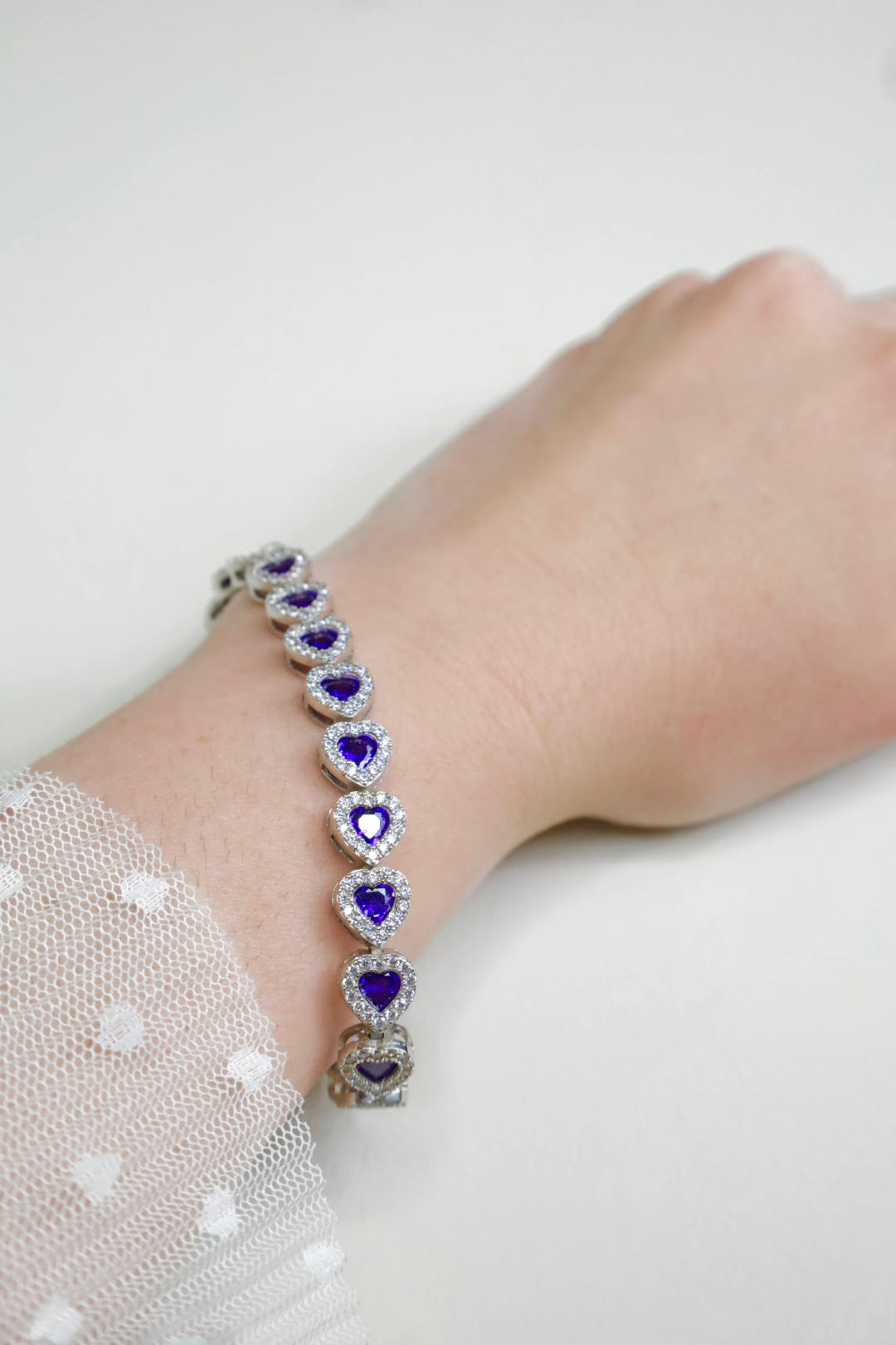 Purple Heart Bracelet