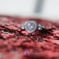 Silver heart ring