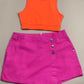 Pink Abstract shorts