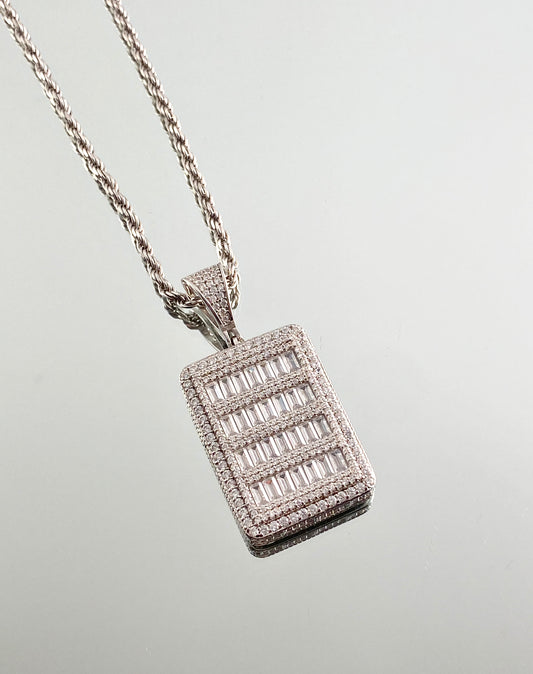 Ice Baguette Pendant