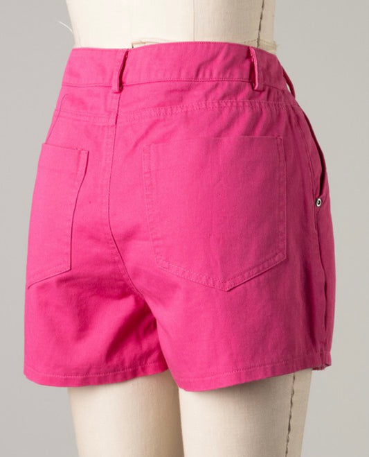 Pink Abstract shorts