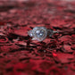 Silver heart ring